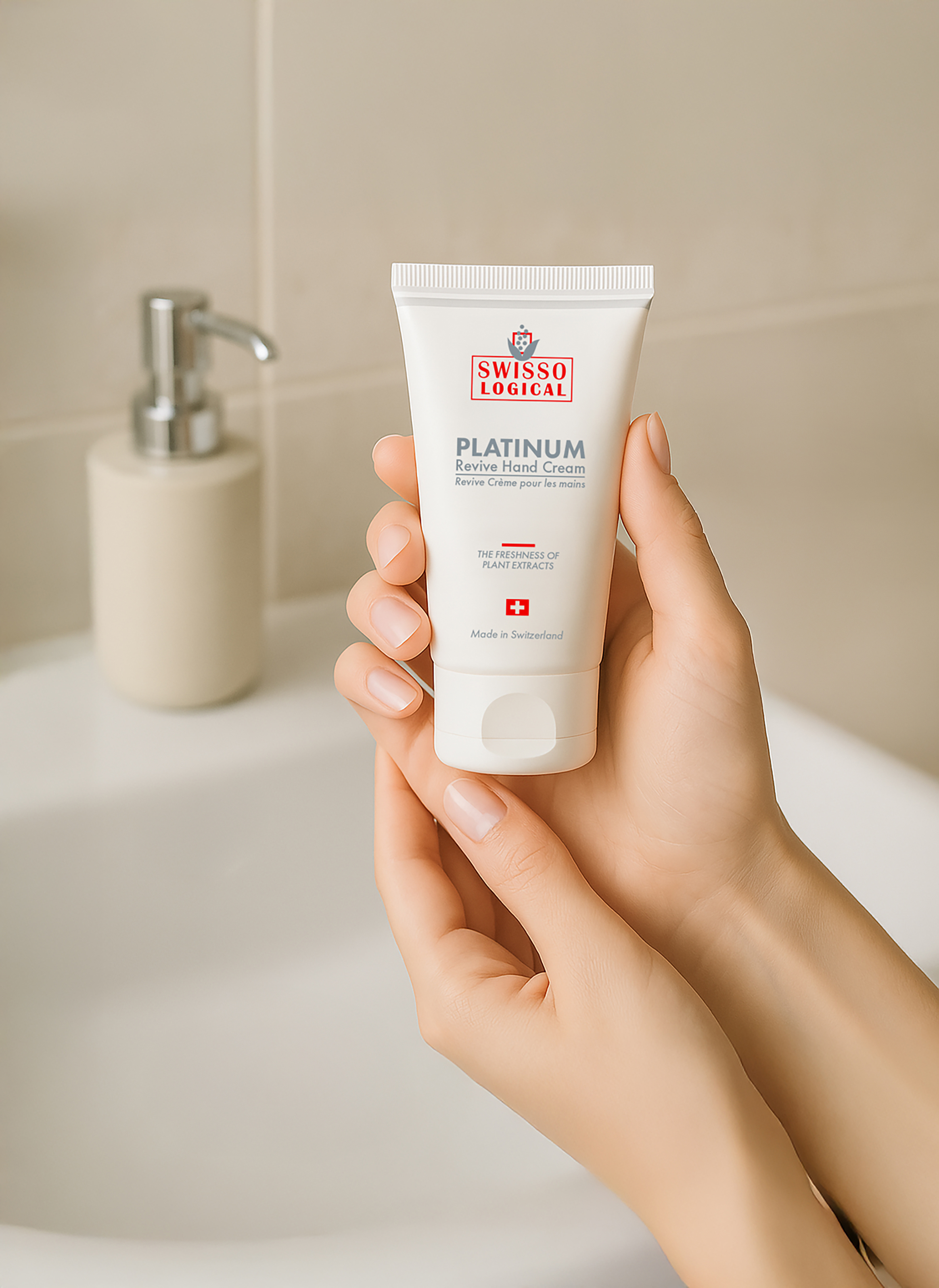 Cremă de mâini regenerativă PLATINUM, 50 ml