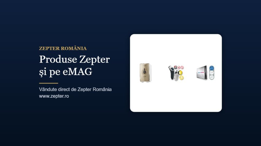 Zepter România pe eMAG: produse oficiale și pe marketplace
