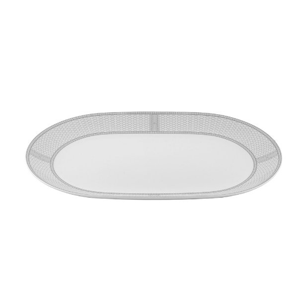 Platou oval Zepter Mosaic 39 cm din porțelan