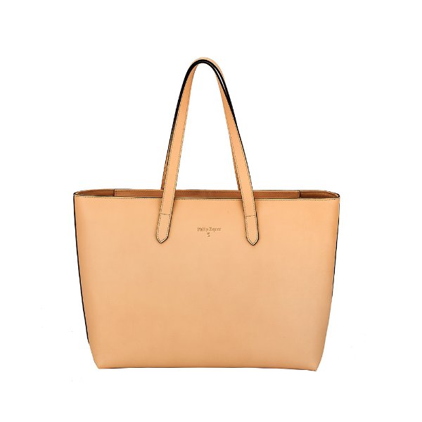 Geantă shopper Philip Zepter din piele, Munich Rose