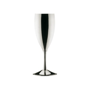 Set 6 pahare de șampanie Zepter La Perle din inox