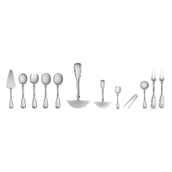 Set de servire Zepter Venus din inox lustruit, 12 piese