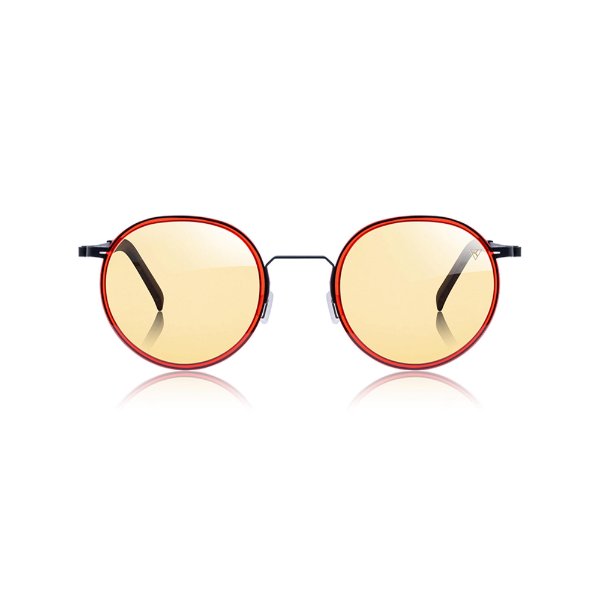 Ochelari Zepter Hyperlight Eyewear Nebula Red Titanium, unisex, pentru interior, filtrează lumina albastră