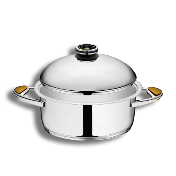Oală ovală Zepter Masterpiece 6 l, din inox, pentru gătit fără apă și grăsime