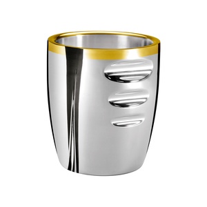 Frapieră Zepter La Perle din inox cu decor placat cu aur