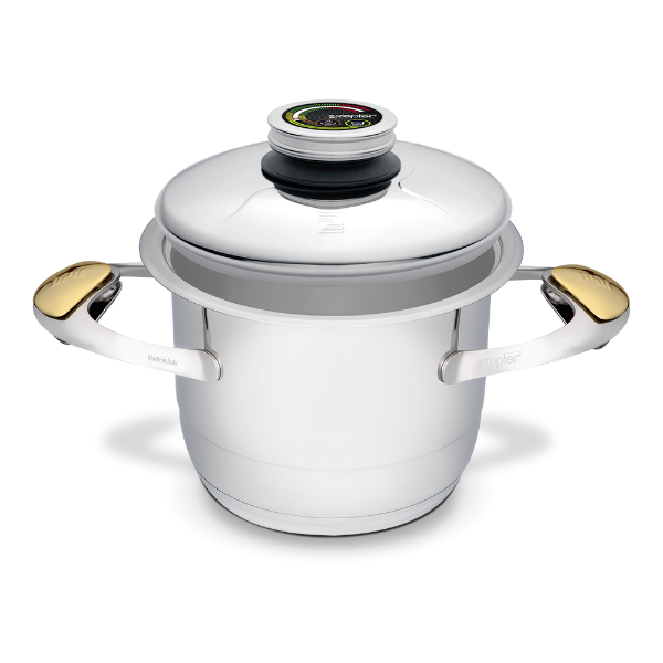 Oală Zepter Masterpiece 2,5 l, Ø 16 cm, din inox, pentru gătit fără apă și grăsime