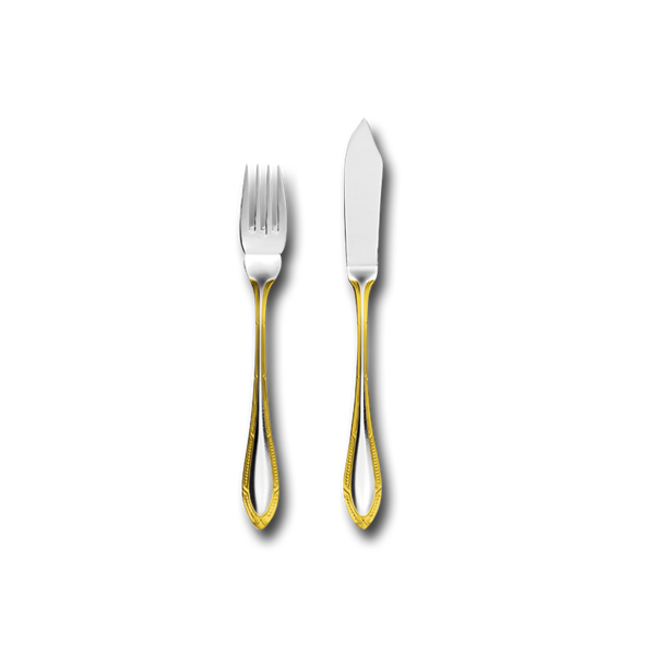 Set tacâmuri Zepter Senator cu decor placat cu aur, 36 de piese