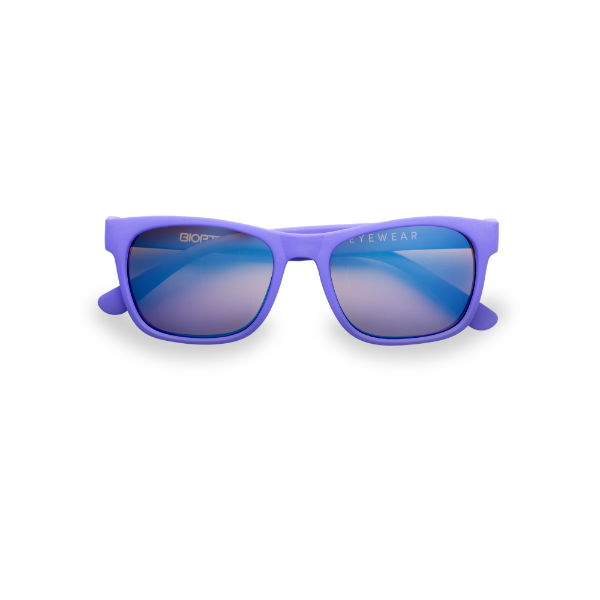 Ochelari de soare pentru copii Zepter Hyperlight Eyewear, violet, lentile oglindă albastre